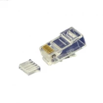 Cat6 RJ45 dugó 8P8C, aranyozott érintkezők