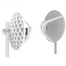 MikroTik Wireless Wire Dish (előre konfigurált antenna pár, 60GHz antenna, 802.11ad wireless) 4 core 716MHz CPU, 256MB RAM, 1 db Gigabit LAN, Router