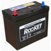 Rocket SMF NX100-S6 autó akkumulátor, 45 Ah, EN:430 A, Polaritás: Bal, Saru: vékony 238*129*225mm