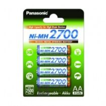 Panasonic BK-3HGAE/4BE, 1,2 V, 2700mAh, AA, Ni-MH akkumulátor, 4 db