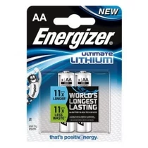 Energizer Ultimate Lithium 1,5 V, AA, lítium elem