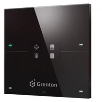 Grenton SMART PANEL, OLED kijelző, 4 db érintőgomb, TF-Bus kommunikáció, fekete