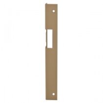 Dorcas-EZHF25-101 elektromos zárpajzs, hosszú, Fa ajtóra, bal, barna