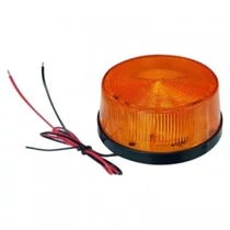 LED villogó, narancs, 60x30mm, 12Vdc, éles villanó fény