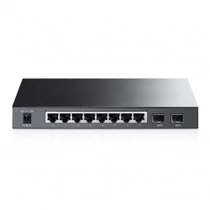 TP-Link TL-SG2210P 8-Port Gigabit asztali PoE Smart Switch, 8 Gigabit RJ45 port, 2 SFP port, 802.3af, 53W PoE, Tag-based VLAN, STP/RSTP/MSTP, IGMP V1/