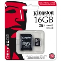 Kingston 16GB Indrustrial Temp Class 10 UHS-I microSDHC memóriakártya