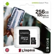 Kingston 256GB Canvas Select Plus Class 10 UHS-1 microSDHC memóriakártya