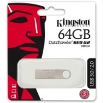 USB memória kulcs 64GB, Kingston Data Traveler SE9 G2, USB3.0