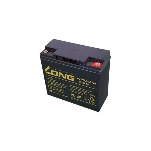 Long WP22-12NE akkumulátor elektromos kerékpárhoz ,12V/22Ah, 181x76x167mm