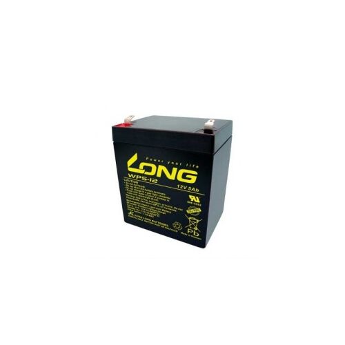 Long WP5-12 akkumulátor ,12V/5Ah, 90x70x101mm