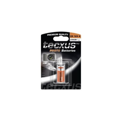 tecxus 3 V, CR123A, lítium fotóelem