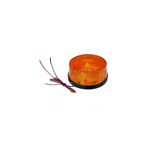 LED villogó, narancs, 60x30mm, 12Vdc, éles villanó fény