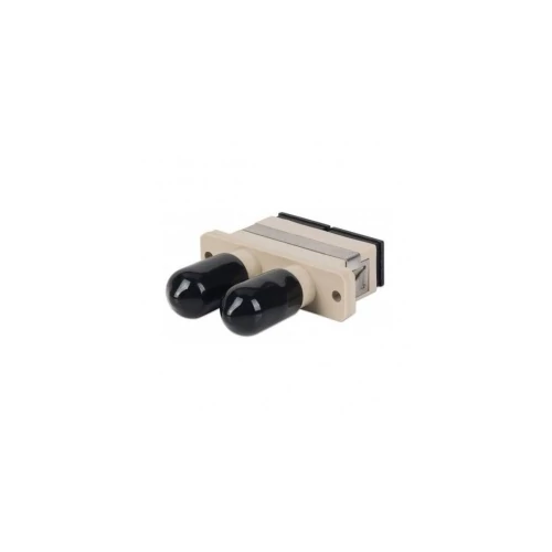 KAMAX OPTICS SC-ST hibrid duplex optikai adapter, MM, bézs