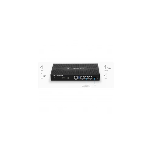 Ubiquiti EdgeRouter 4, 3 Gbit LAN port + 1 SFP port