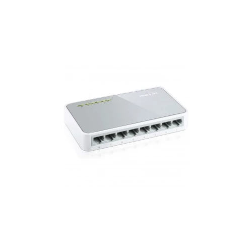 TP-Link TL-SF1008D 8 portos asztali Switch, 8 db 10/100M RJ45 port, műanyag burkolat