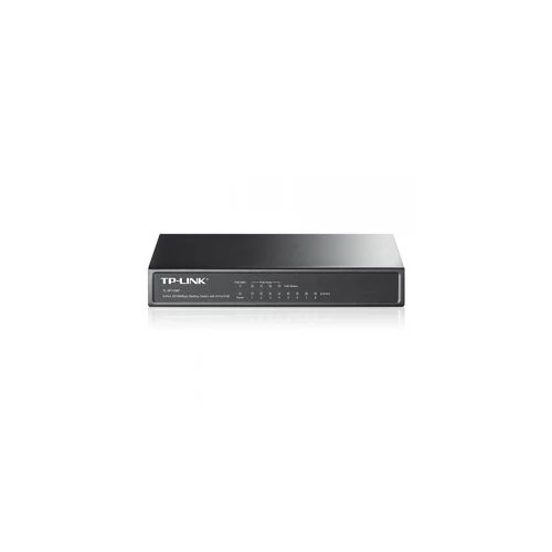 TP-Link TL-SF1008P 8 portos, 10/100M PoE Switch, 8 db 10/100M RJ45 port, köztük 4 db PoE port, acél burkolat