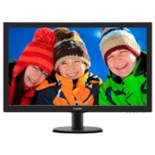 Philips LED Monitor 27", 273V5LHAB/00 1920x1080, 16:9, 1000:1, 300 cd/m˛, 5ms, VGA/DVI-D/HDMI, fekete