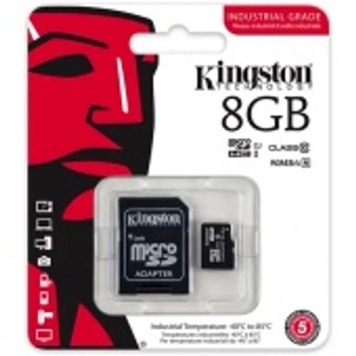 Kingston 8GB Indrustrial Temp Class 10 UHS-I microSDHC memóriakártya