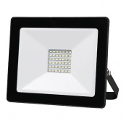 Lumeen LED reflektor, 30W, 2400lm, 4000K, fekete, 42db SMD LED, 230Vac, IP65